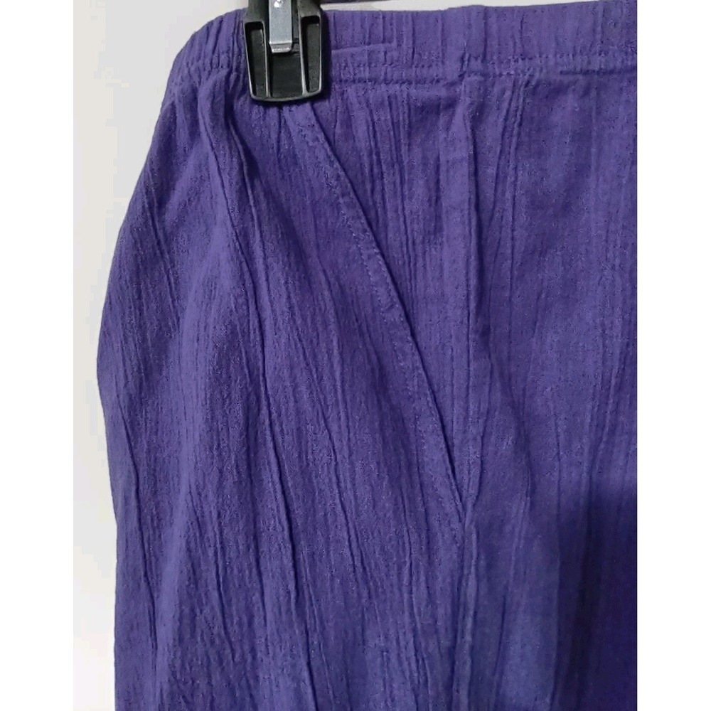 Shirt & Pants Set Womens 4XL Plus Size Vicki Wayne's Crinkle Style Pant Pockets - Picture 11 of 16